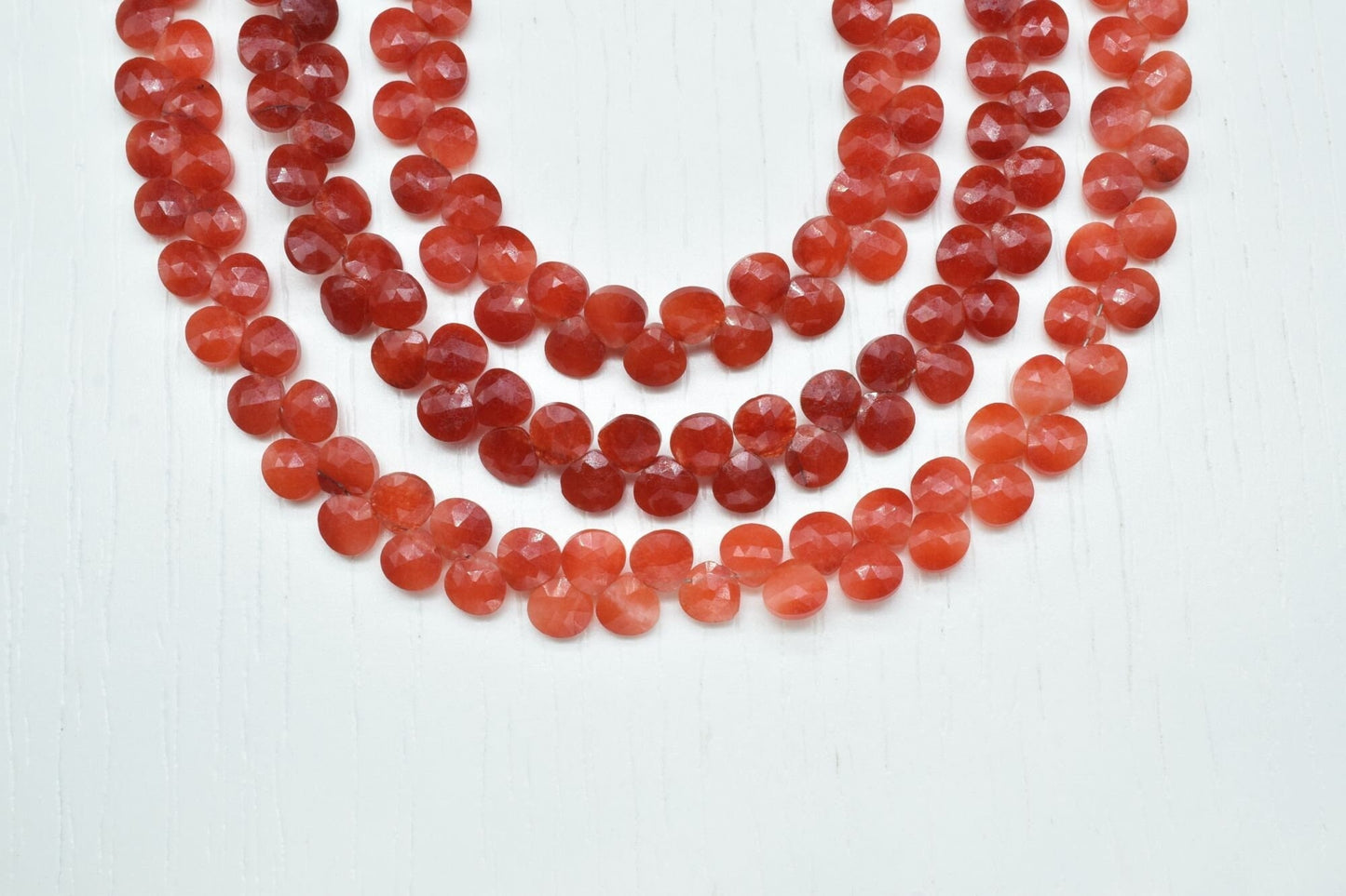 Carnelian Faceted Heart Shape Beads, Carnelian 8mm Heart Shape Beads, Faceted Orange Carnelian Beads, Heart Shape Carnelian Beads, jewelry