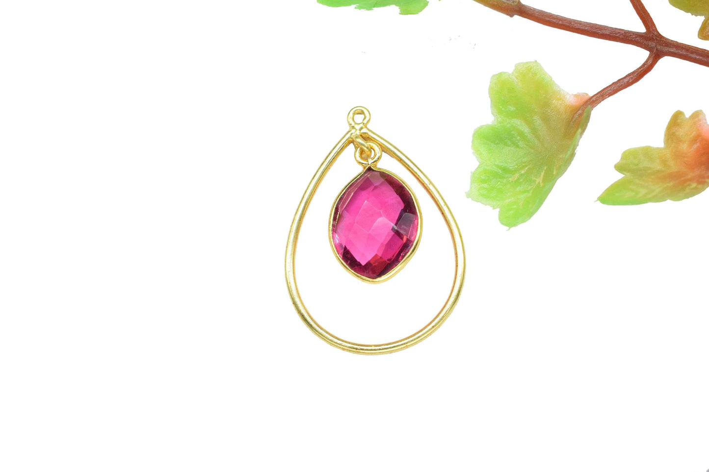 Gemstone Bezel Connectors,Finding Teardrop Pendants,Handmade Components,Beads Pendant Jewelry,Components Dangle Earrings,Station Link Supply