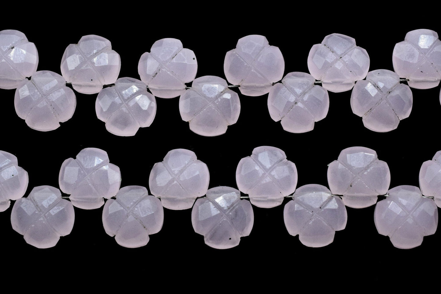 Pink chalcedony 10mm Faceted Briolette,Gemstone,Hand Carved Briolette,Carving Pink Gemstone Faceted Carved stones,carving gemstones