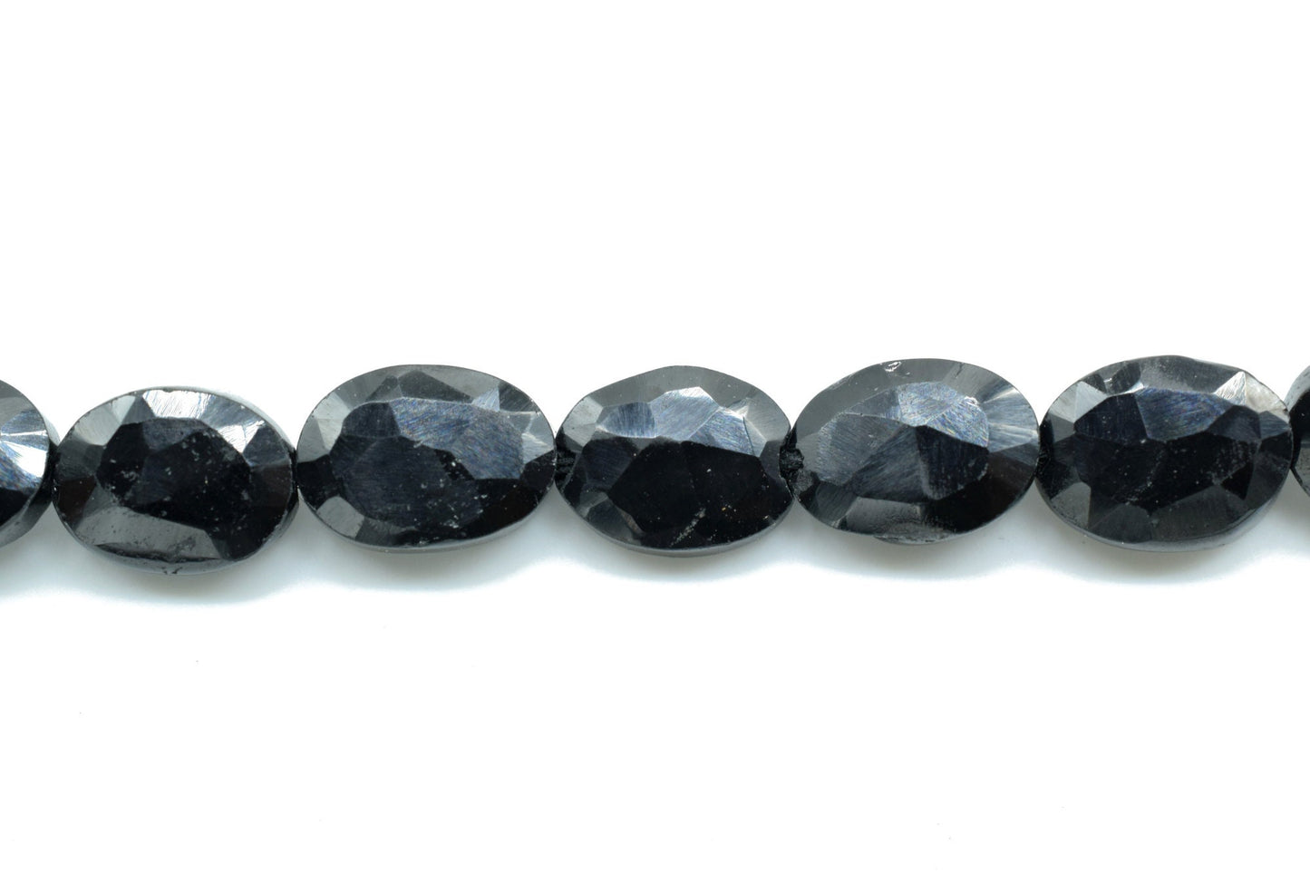 Black Onyx Faceted 6x8mm oval Beads,high quality Black Onyx faceted oval bead strand,Black onyx faceted beads,handmade oval beads,Onyx oval