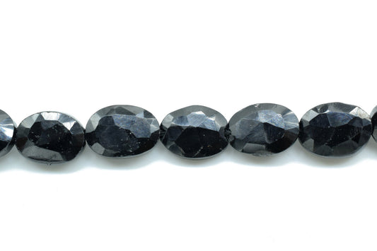Black Onyx Faceted 6x8mm oval Beads,high quality Black Onyx faceted oval bead strand,Black onyx faceted beads,handmade oval beads,Onyx oval