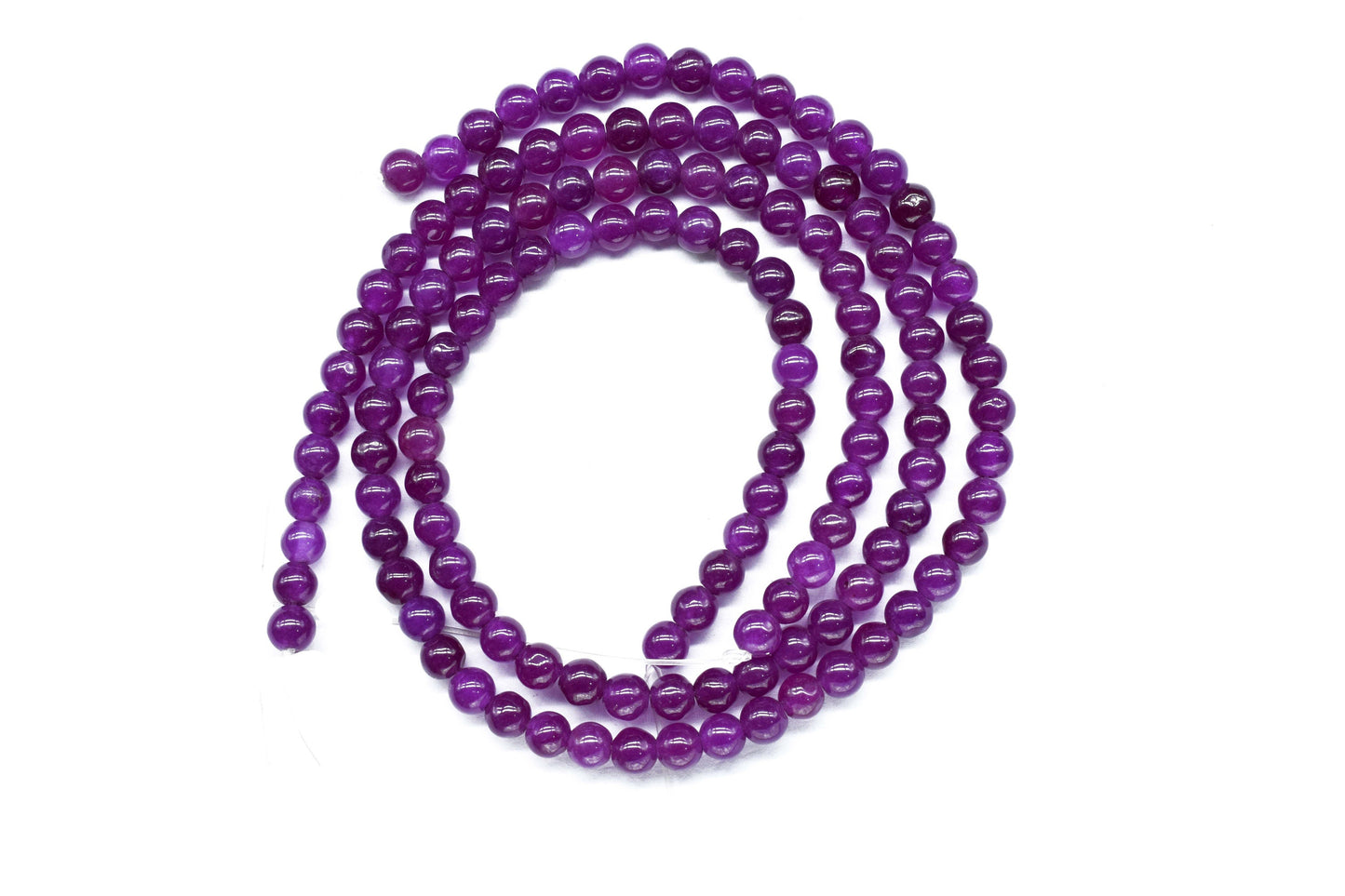 Purple Jade 6mm To 7mm Smooth Round Beads,Jewelry Making Beads,Wholesale Beads,Round Beads Strand,Gemstone Beads Strands,AAA Quality Beads