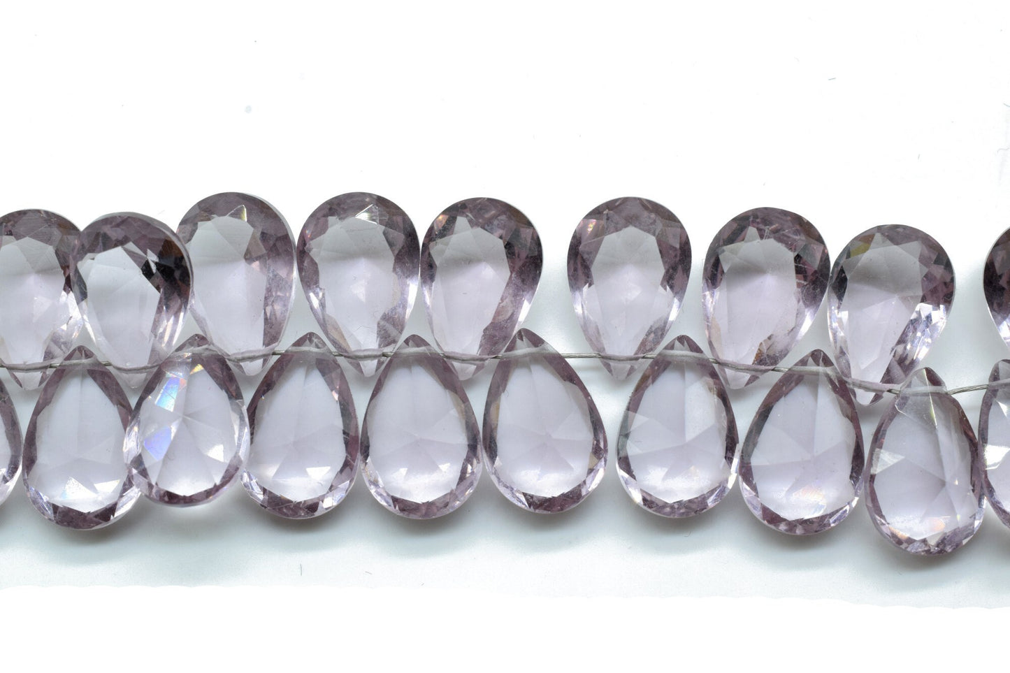 Brazilian Amethyst 8x12mm Faceted Pear Shape Beads,Pear Shape Briolettes,Side Drill Pear Wholesale Bead,Jewelry Supplies,Pear Faceted Beads,