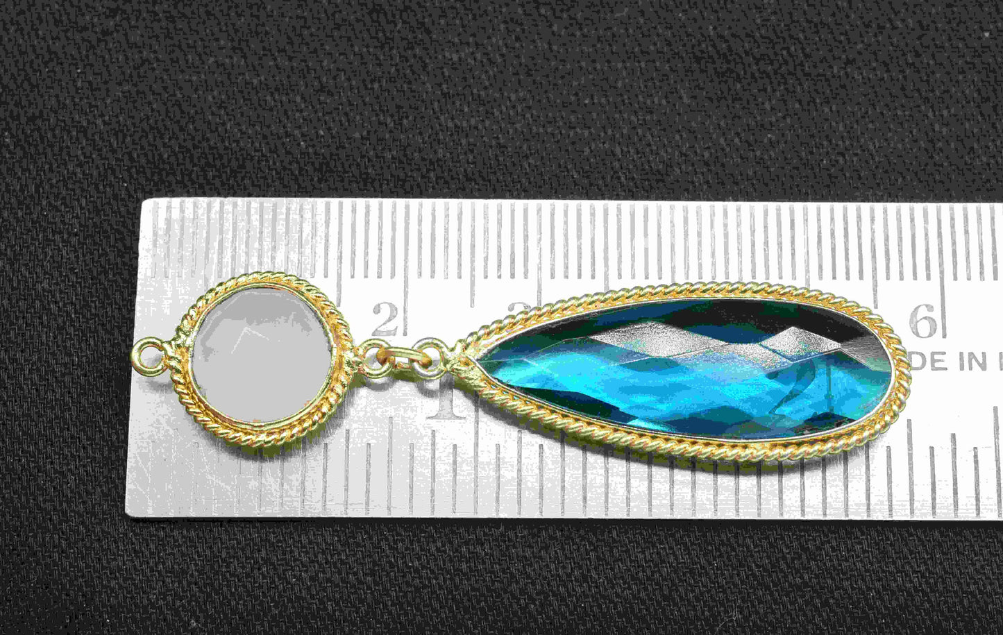 Rose Quartz  Pendant Charms , Neon Apatite Dangle Earring Component , Multi Gemstone Dangle Earring , Component Jewelry , B'day Gift