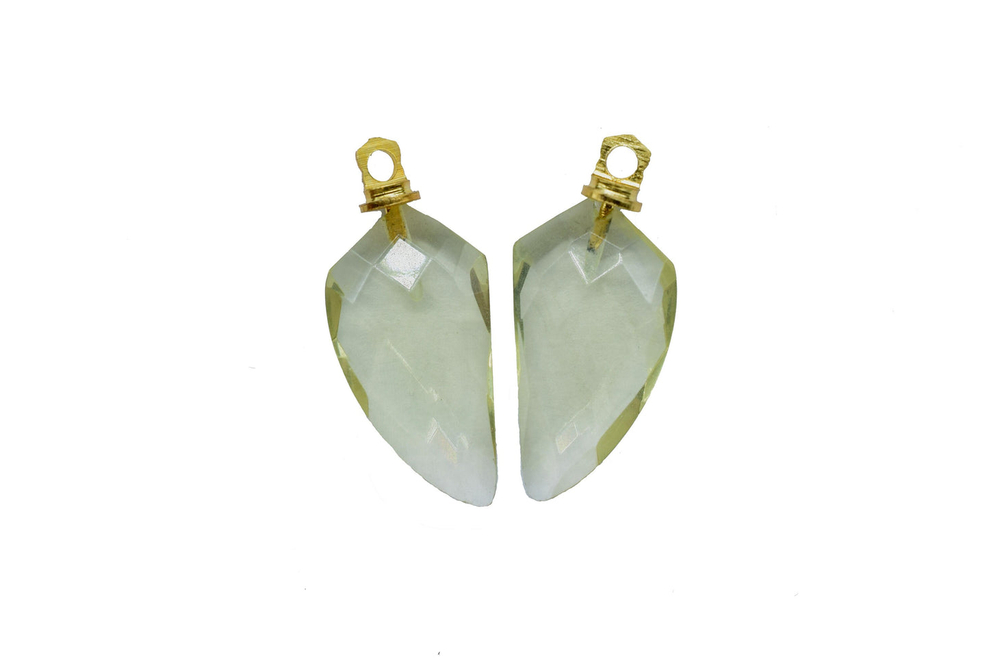 Gemstone Raw Pendants,Handmade Link Connector,Briolettes Beads jewelry component,Drill Pendant Charms,Craft Supplies,Fancy Shape Pendants