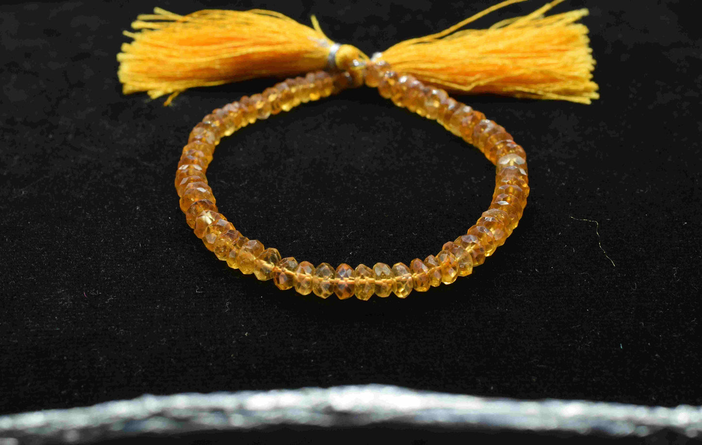 Natural Citrine Faceted Rondelle Beads,AAA Quality,Gemstone Round Beads Necklace,Handmade Station Link,8 inch strand,wholesale Beads jewelry
