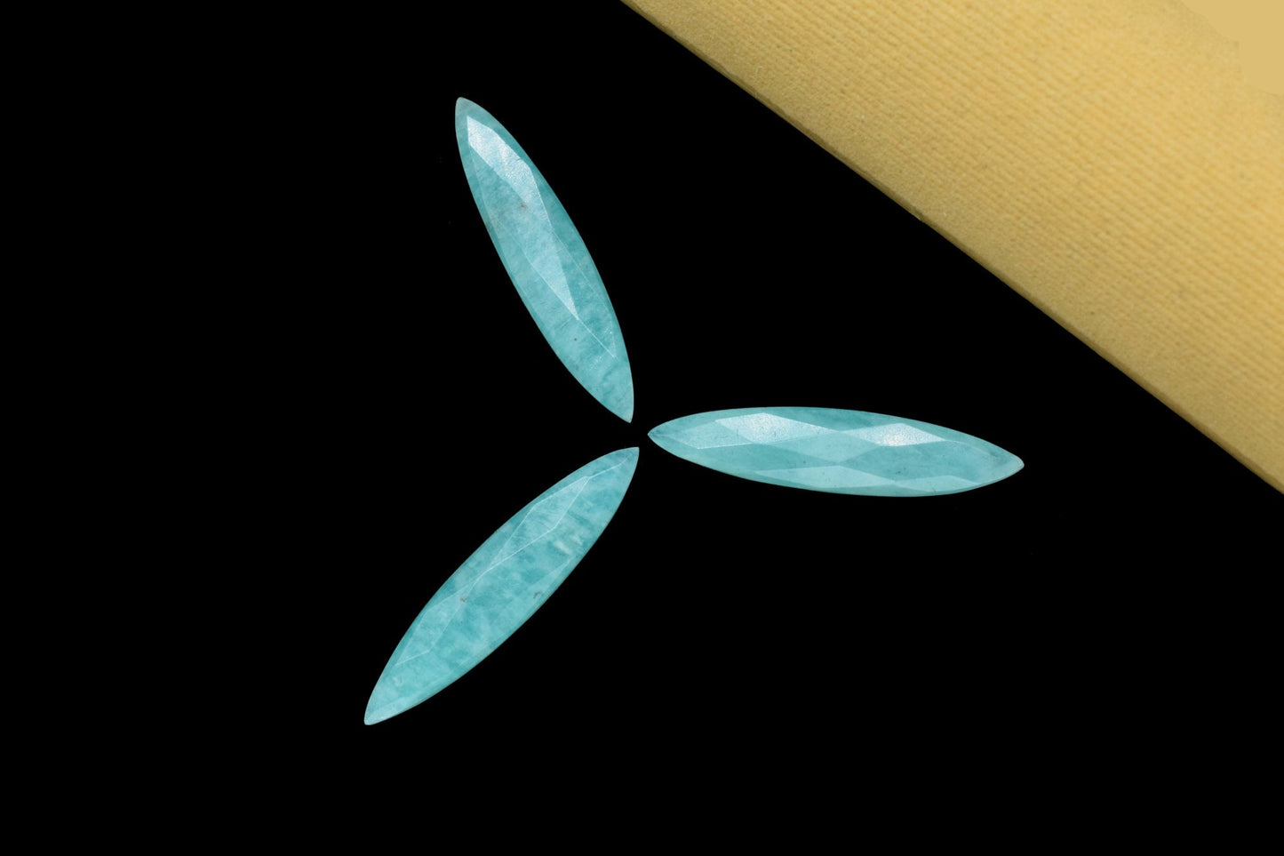 Amazonite Faceted Marquise Shape Briolettes,Amazonite 7x34mm Marquise Briolettes,Amazonite Briolettes,Amazonite Pear,Craft Supplies Jewelry