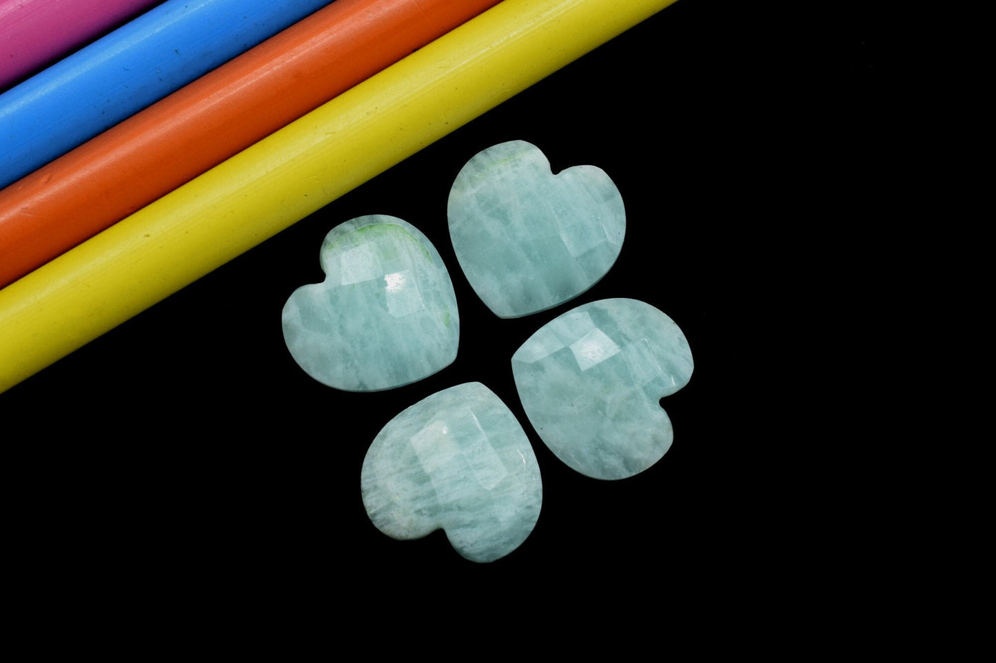 Amazonite 14mm Carved Heart Shape Briolette,Carved Gemstone Beads,Amazonite Carved Faceted Beads,Wholesale Price Beads,Carved Amazonite