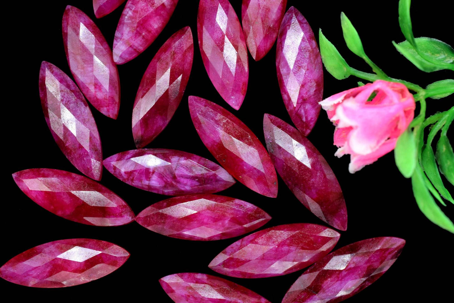 Natural Ruby Marquise  10x30mm Briolettes,Ruby Marquise Briolettes,Ruby Briolette, Jewelry Supplies,Ruby BEADS,Ruby Jewelry Marquise Shape