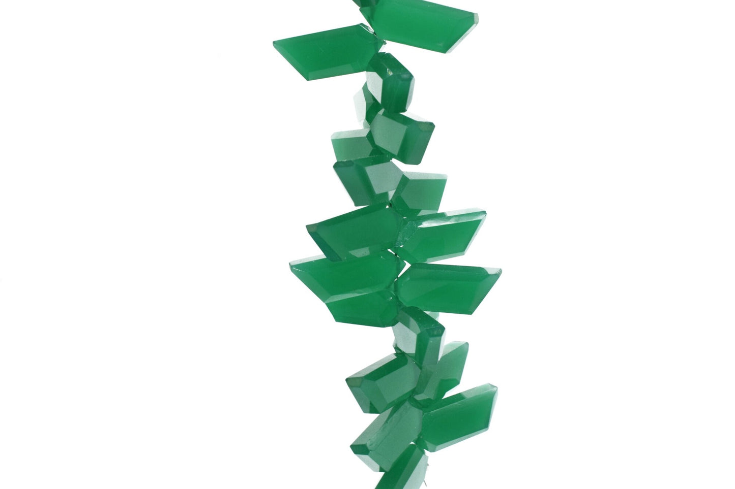 Green Onyx Fancy shape briolette,Green Onyx Briolettes,Green Onyx faceted bead,Gemstone Briolette,jewelry making supplies,Green Onyx stones