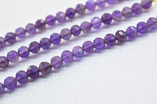 Amethyst Beads Bar Pendant,February Birthstone Pendant,Amethyst Crystal Pendant,Amethyst Necklace,Gemstone Pendant,Dainty necklace ,mom'Gift