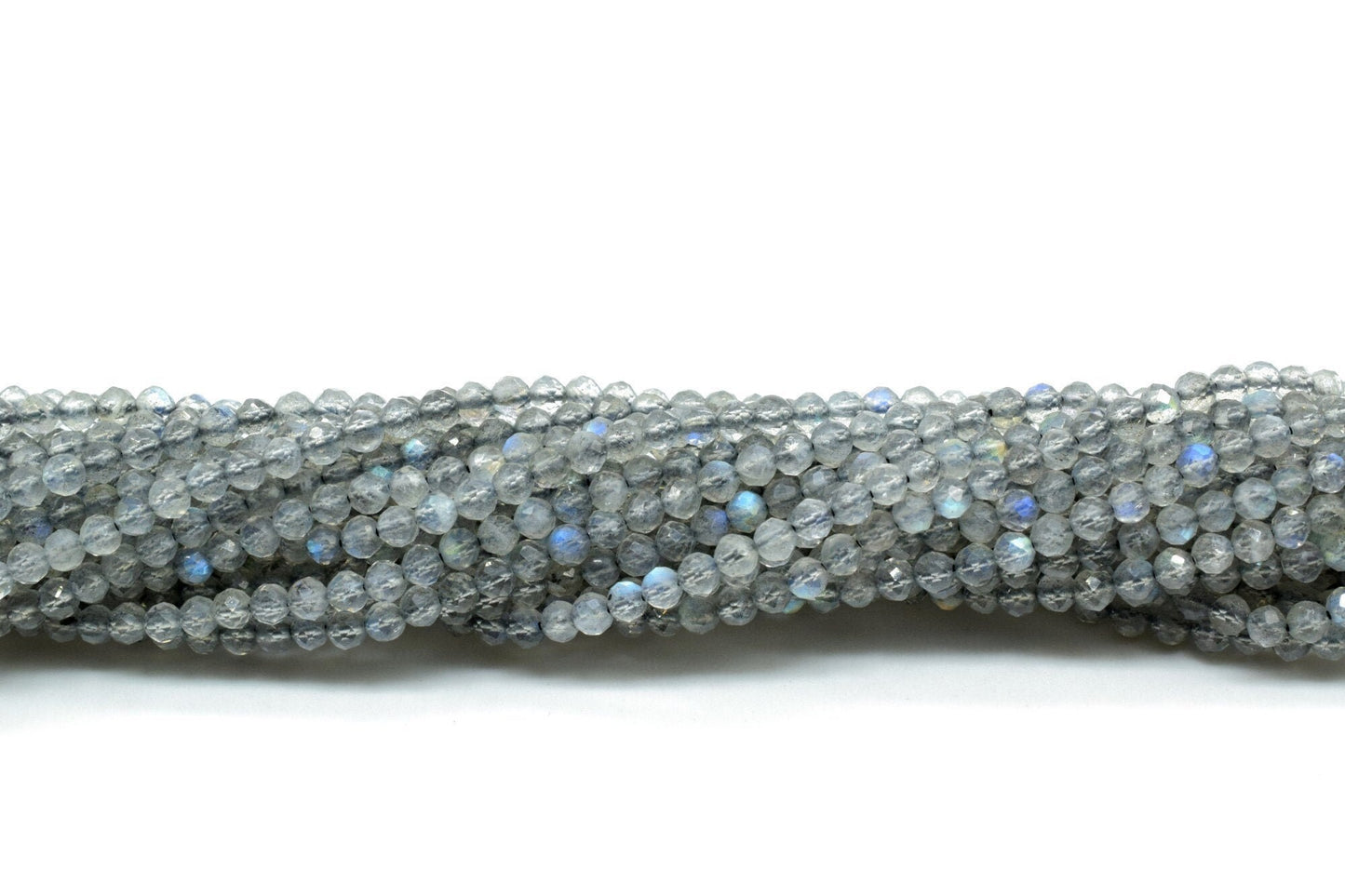 3mm Labradorite Faceted Beads,Rondelle beads,Gray Faceted beads,Jewelry Making Craft,Labradorite Gemstone Bead,Super Fine Quality beads