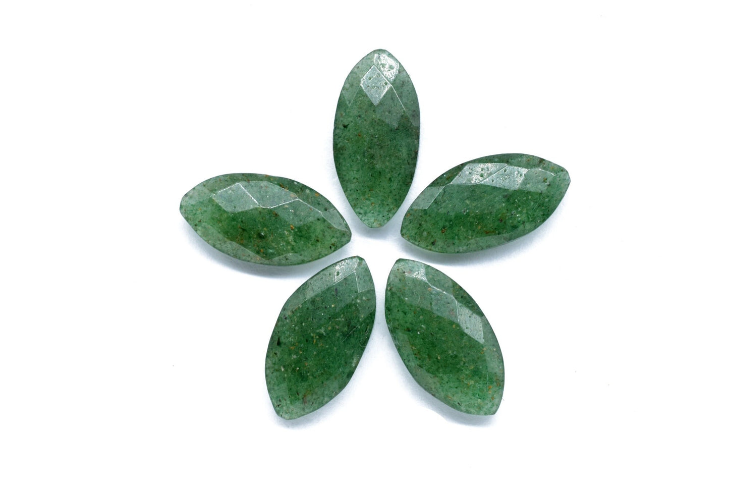 Green Strawberry 10x20mm Marquise shape Faceted Hand Cut Gemstone Briolette,Marquise Shape Briolette - Loose Gemstone -,gemstone briolettes