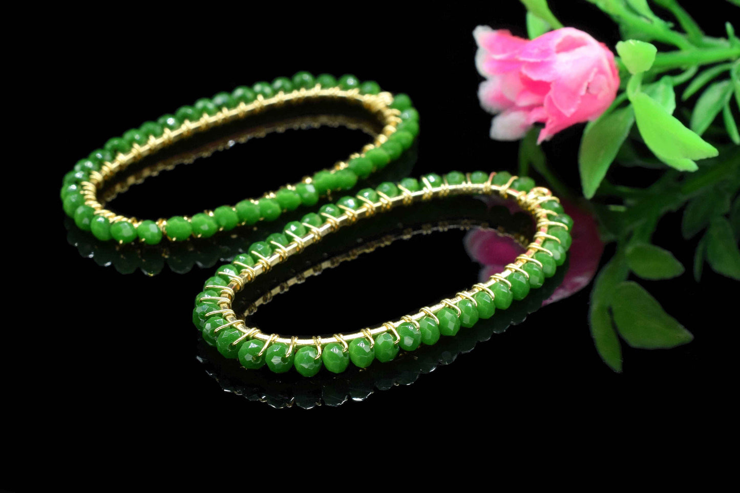 Natural Emerald beads Finding Connector,Oval Pendant Component,Handmade Connector,Finding Necklace,Beaded Finding Component,Emerald jewelry,