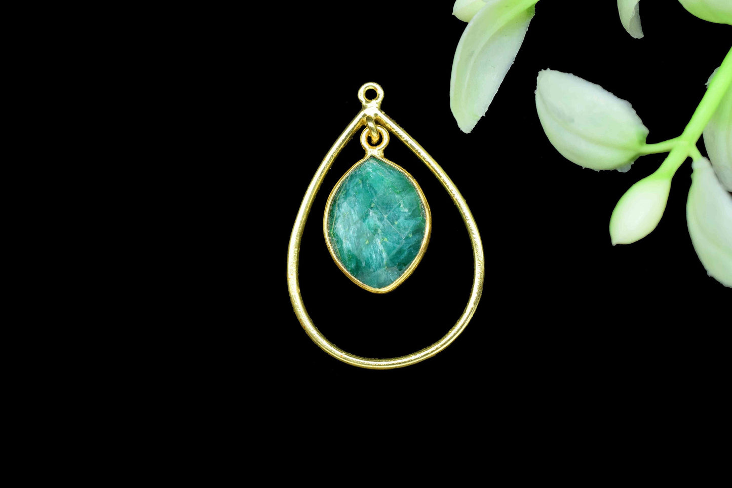 Gemstone Bezel Connectors,Finding Teardrop Pendants,Handmade Components,Beads Pendant Jewelry,Components Dangle Earrings,Station Link Supply