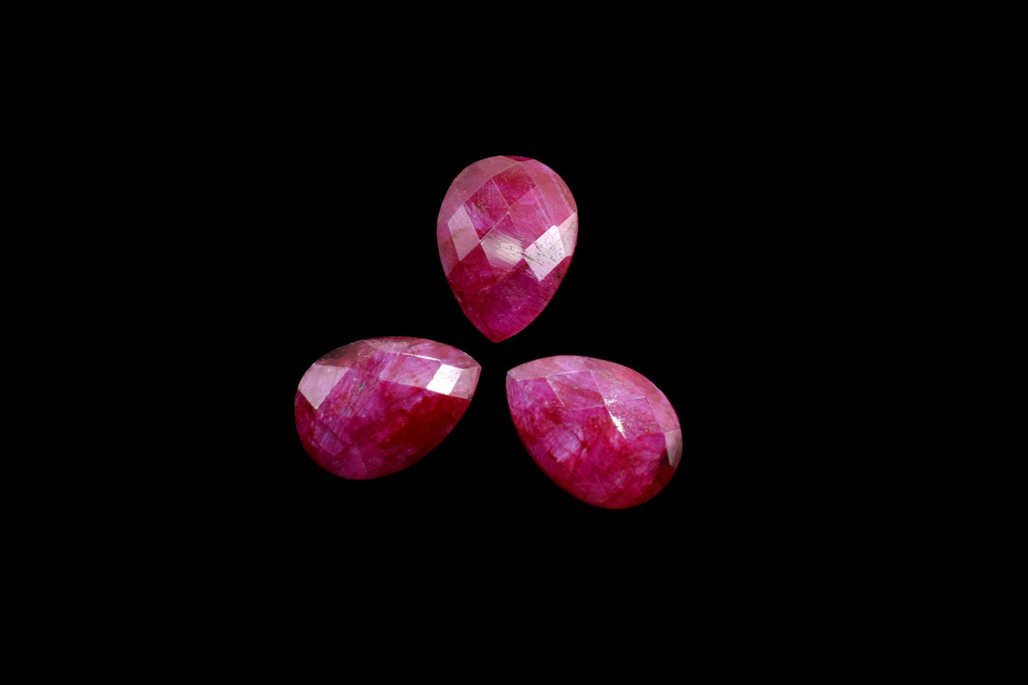 Natural Ruby Faceted pear shape Briolettes,Precious Ruby Beads,Faceted Pear shape Beads,Natural Gemstone Briolettes,10x14mm Pear Shape,Beads