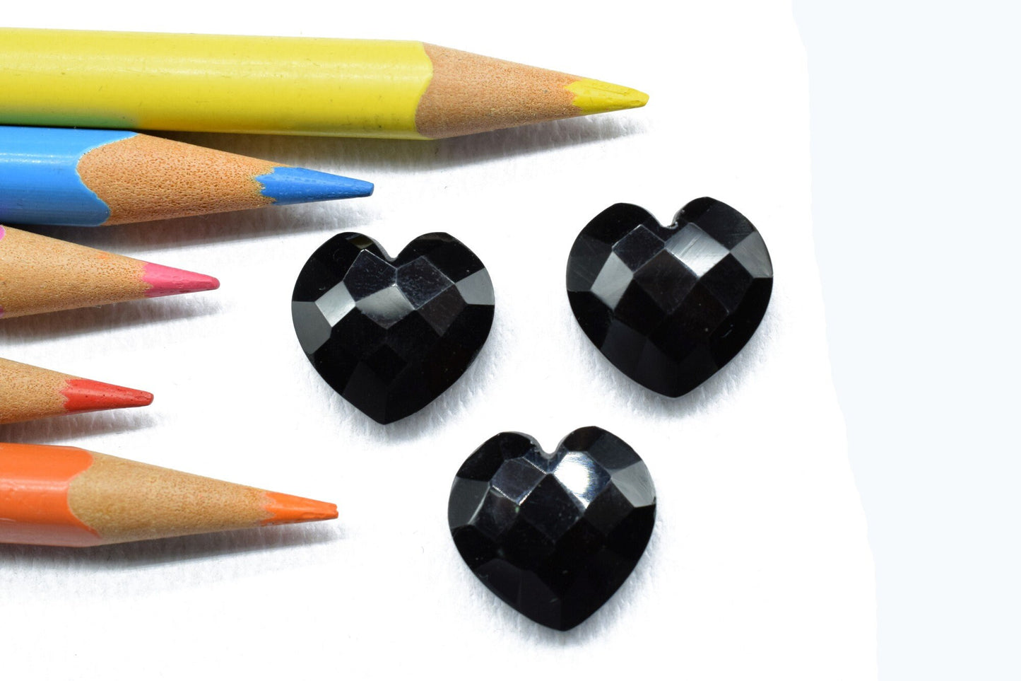 Natural Black Onyx Briolette 14mmHaert shape Briolette,gemstone loose Briolette jewelry making stone loose,carving Briolette gemstone