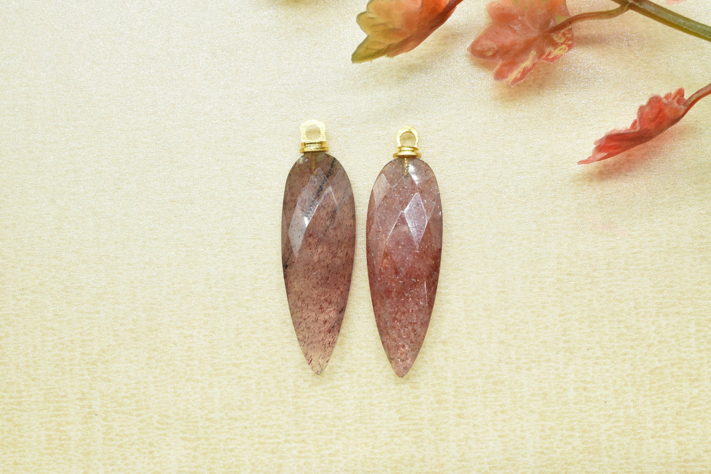 Long Briolettes Pendant Charm,Craft Supplies,Gemstone Teardrop Pendant,Beads Jewelry,Single Bail Connector,Findings Station Bezel Link,Gift