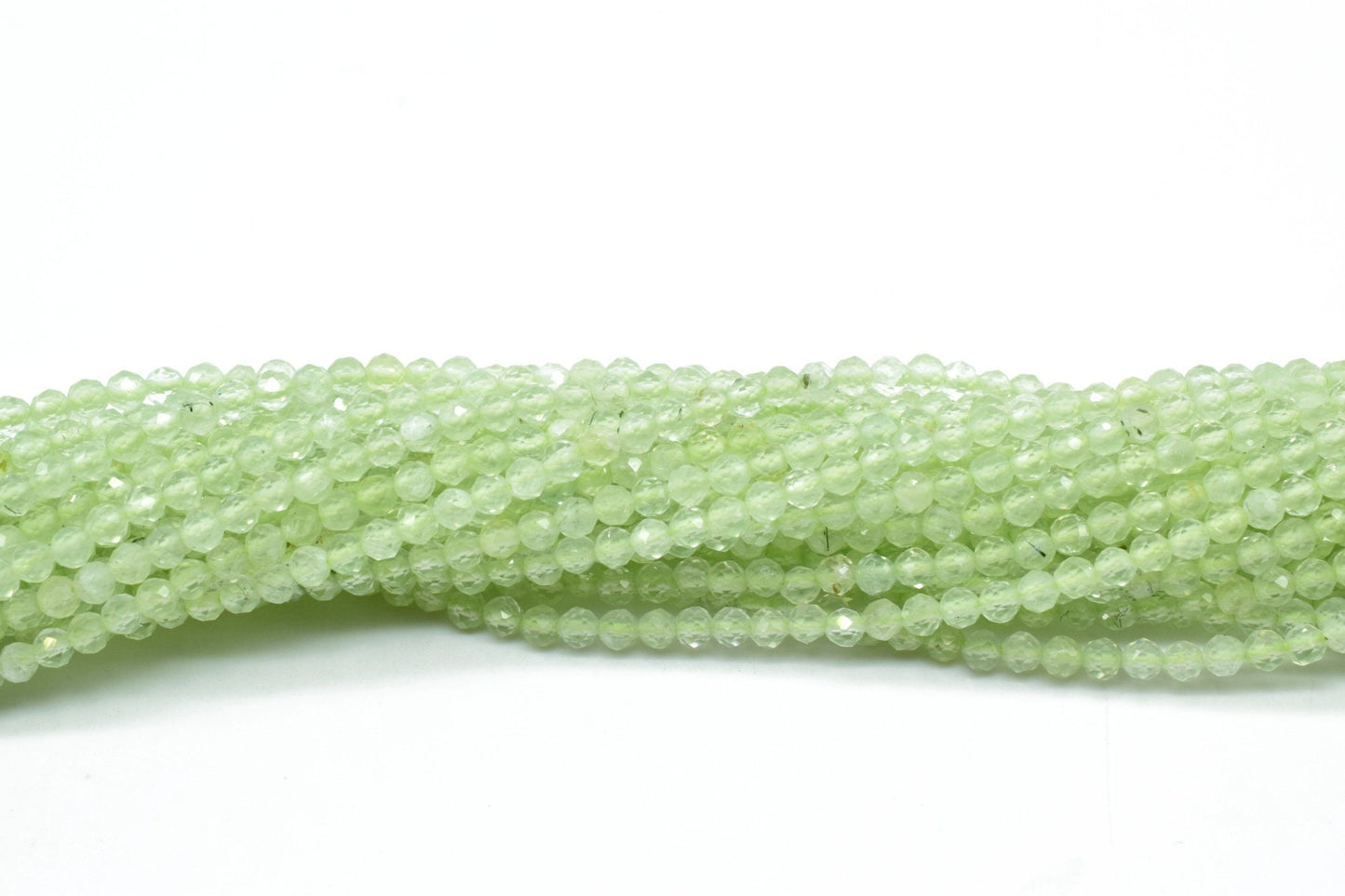 Prehnite AAA Faceted beads,Green Gemstone beads,Rondelle Beads,Super Fine Quality beads,Semi Precious Beads,Bracelet Necklace Material