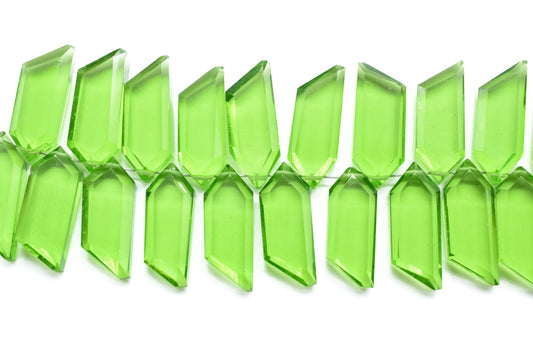 Peridot Faceted Briolettes,Peridot Faceted Beads,Natural Peridot Briolettes,Peridot Side Drill briolettes,Fine Quality Peridot Gemstones