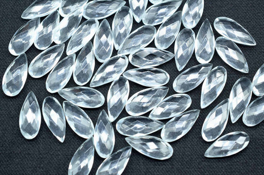 Crystal Clear Quartz 8X20mm Faceted Teardrop Beads,Crystal Faceted Briolettes,Crystal Clear Faceted Beads,jewelry making Supply,Crystal Bead