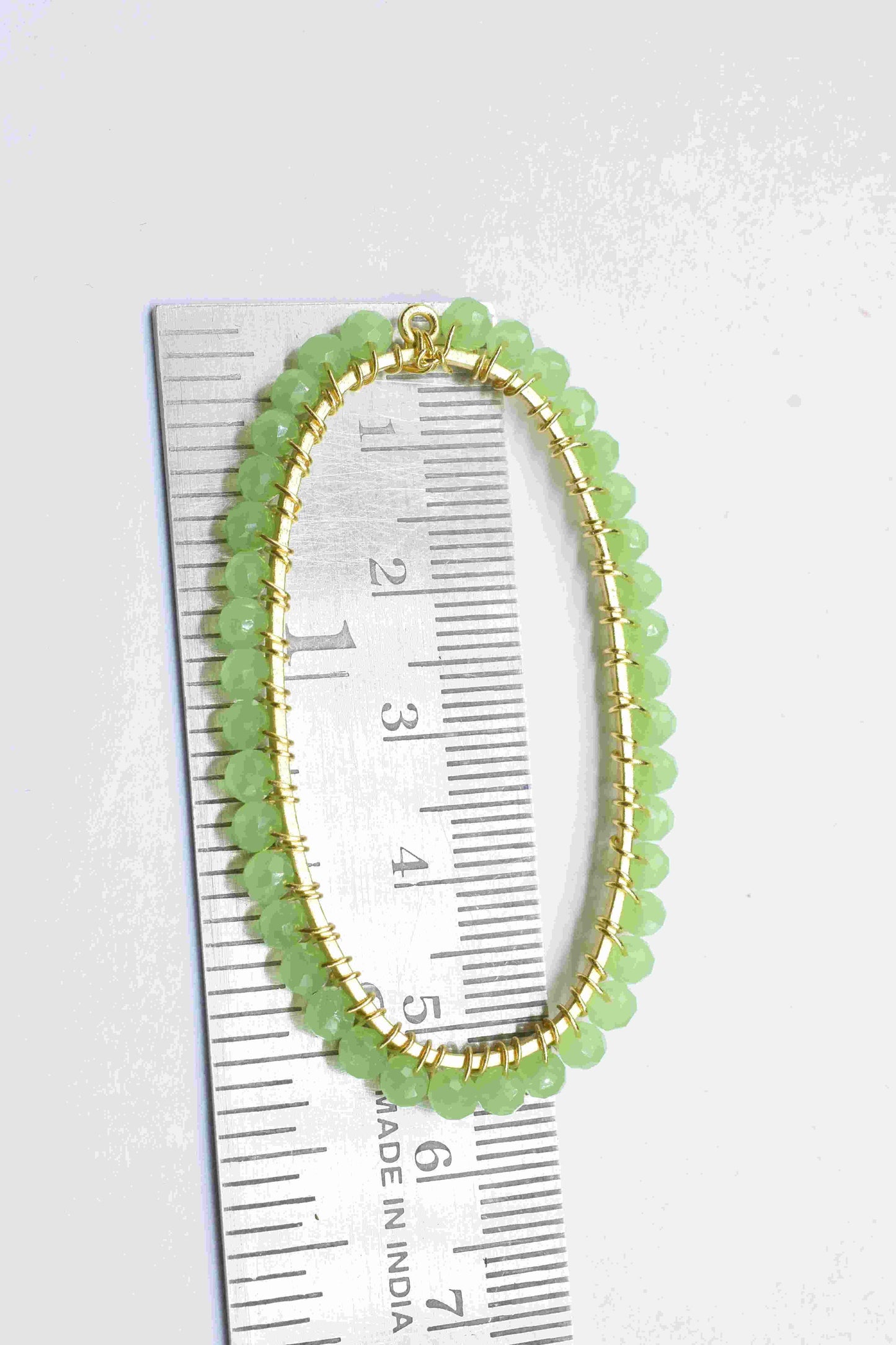 Prehnite Wire Wrapped Connectors,Prehnite Earring,Oval Shape Pendant Components,Beaded Hoops Findings Component,Prehnite Quartz Jewelry,Gift