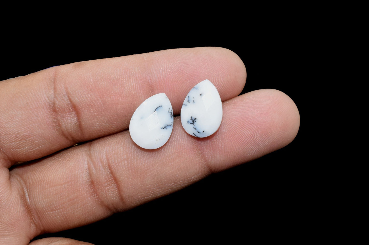 Dendrite Opal pear shape Briolettes,Dendrite Opal 10x14mm Teardrop Bead,Dendrite Opal Faceted Briolette,Calibrated Gemstone,Natural gemstone