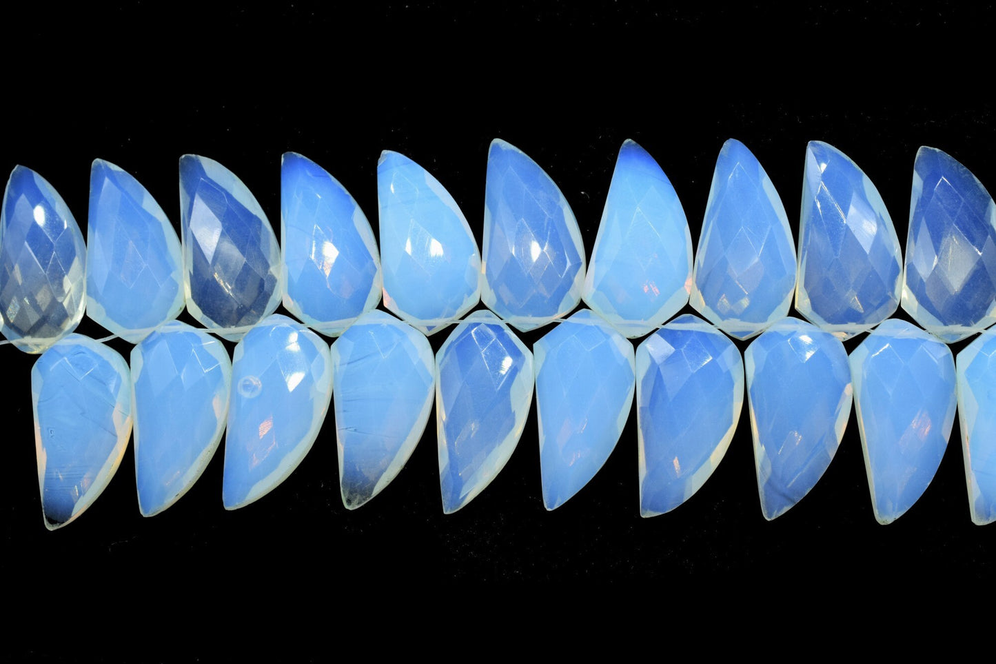 Opalite 10x20mm Horn shape beads,jewelry making Crafts,Shark Tooth shape beads,Opalite Pendants beads,Horn shape Briolettes,Opalite beads