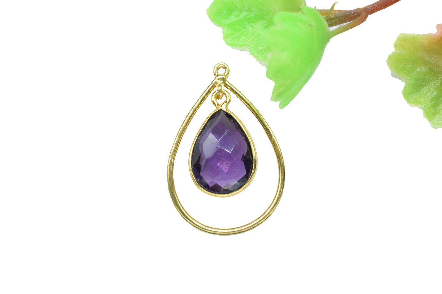 Finding Teardrop Bezel Pendants,Handmade Beads Dangle Earring,Station Link Supply,Statement Pendant Jewelry,Gemstone Finding Components,Gift