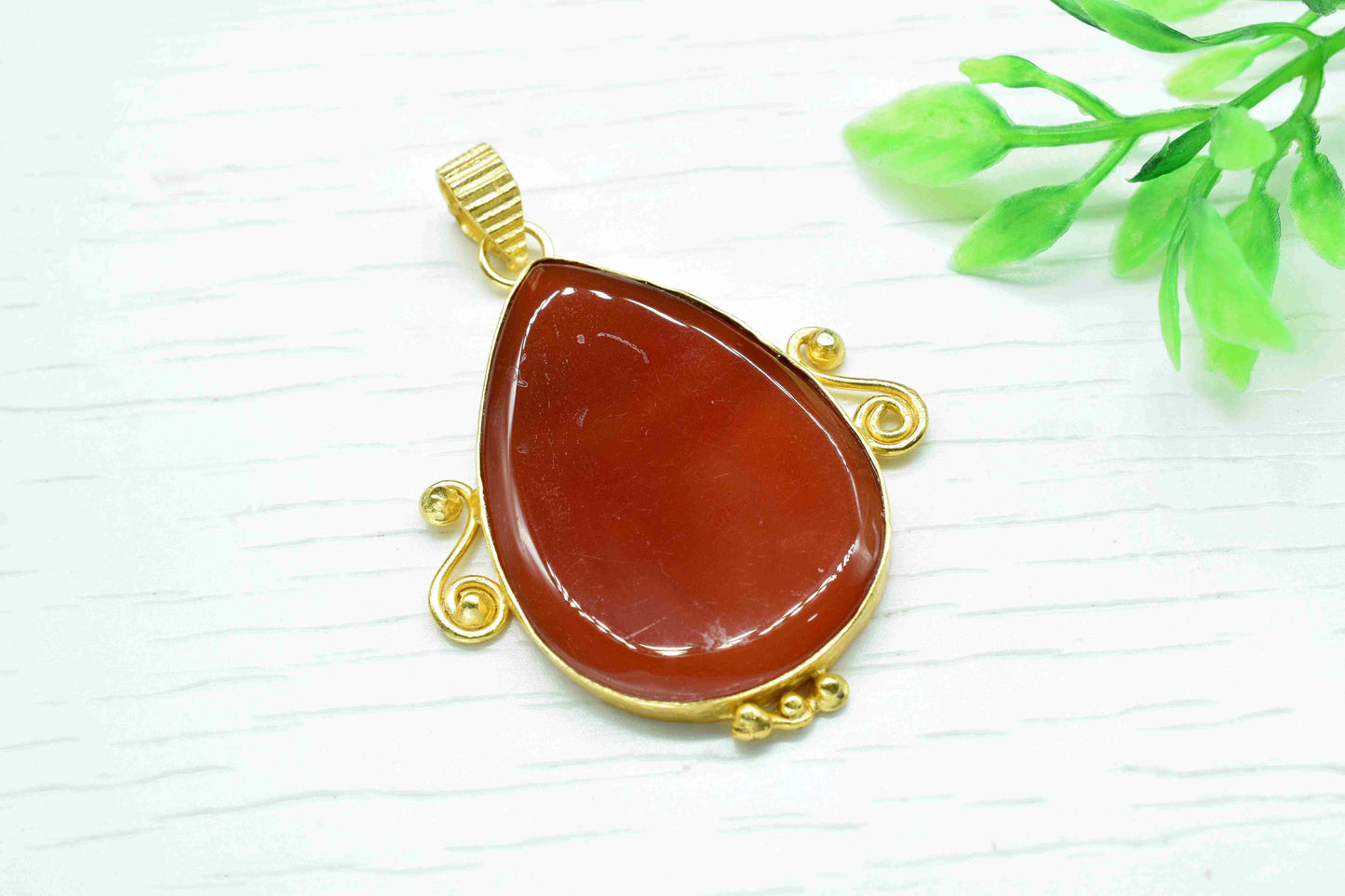 Natural Carnelian Gemstone Teardrop Pendant,Carnelian 28x40mm Teardrop Smooth Pendant Jewelry,Pear Shape Pendant,Gemstone Pendant,Necklaces