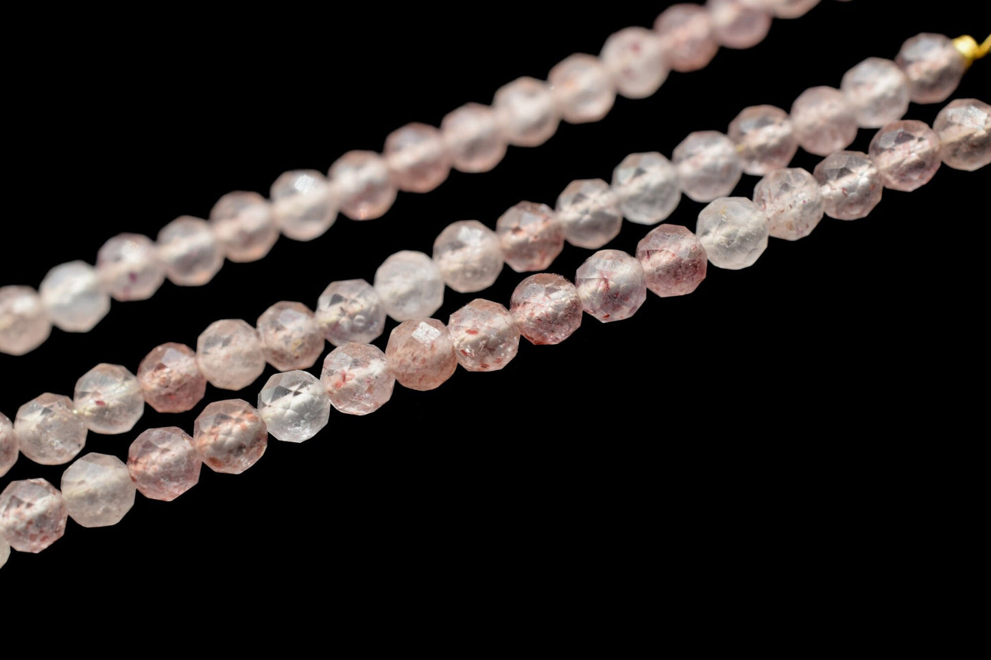 Strawberry Bar Pendant,Strawberry Quartz Necklace,Beaded Bar Pendant,Dainty Bridesmaid Necklace,Gemstone Bar Pendant,Necklace Connector,Gift