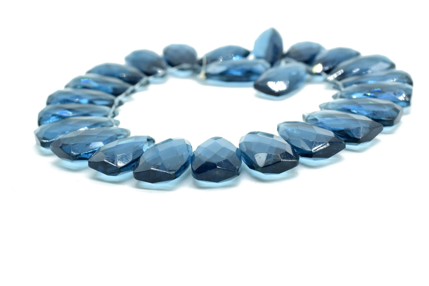 Kyanite Triangle Shape Faceted beads,10x18mm Triangle Shape,Jewelry Making Gemstone Beads,Long Triangle beads,Natural Gemstone Briolette