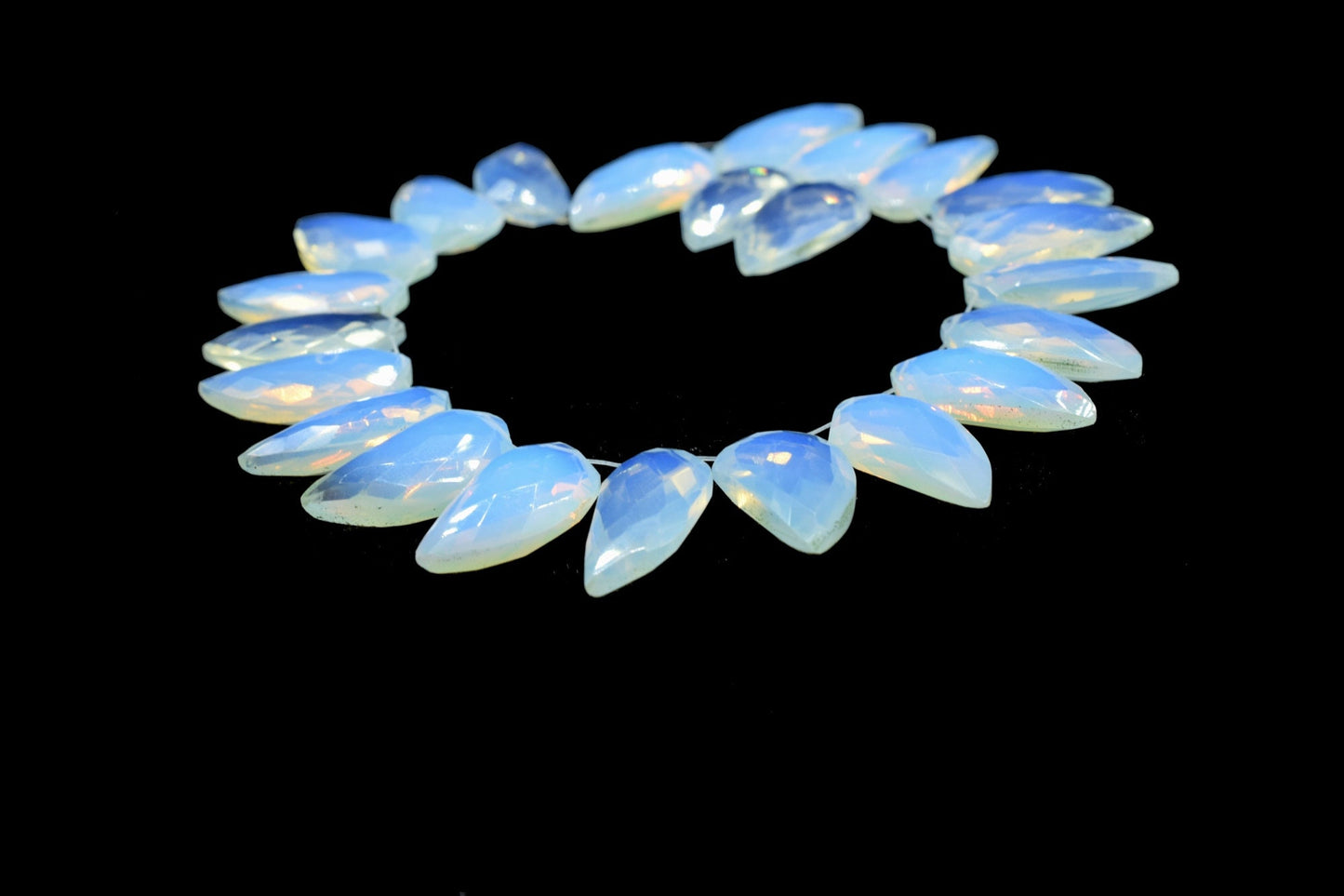 Opalite 10x20mm Horn shape beads,jewelry making Crafts,Shark Tooth shape beads,Opalite Pendants beads,Horn shape Briolettes,Opalite beads