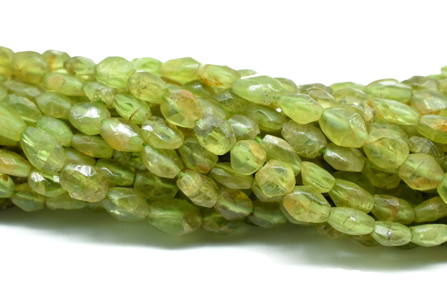 Natural Rare Green Peridot Faceted Oval Shape Beads Peridot Oval Beads Jewelry Making Oval Beads,Full 13 inch strand,Peridot Oval Beads