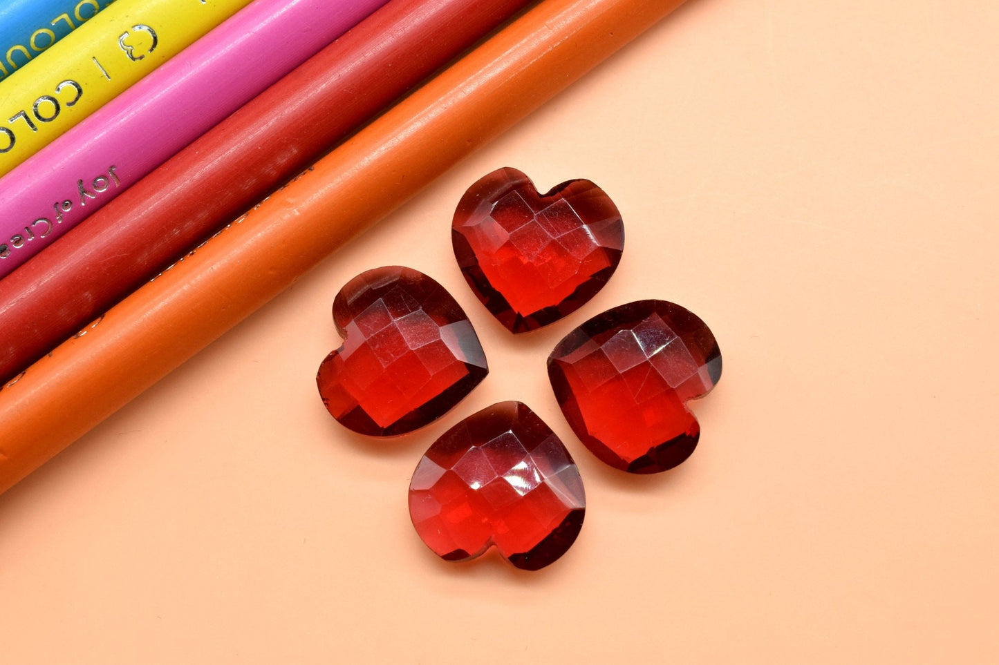 Pink Tourmaline Quartz,Faceted Heart Shape Briolettes 14mm,Loose Gemstone Fancy Beads,AAA Grade High Quality,Heart Shape Briolette,Pink bead