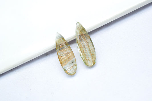 Copper infused Faceted 10X30mm Pear Shape Briolette,Copper infused Faceted Teardrop,Wholesale Gemstone Beads For Jewelry,Calibrated Gemstone