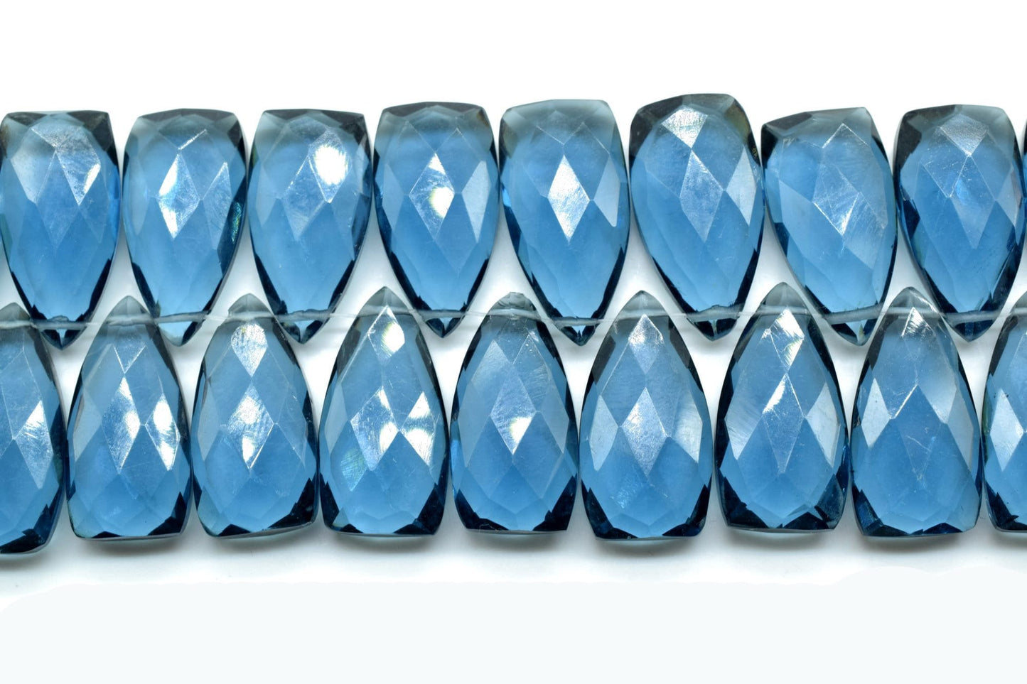 Kyanite Triangle Shape Faceted beads,10x18mm Triangle Shape,Jewelry Making Gemstone Beads,Long Triangle beads,Natural Gemstone Briolette