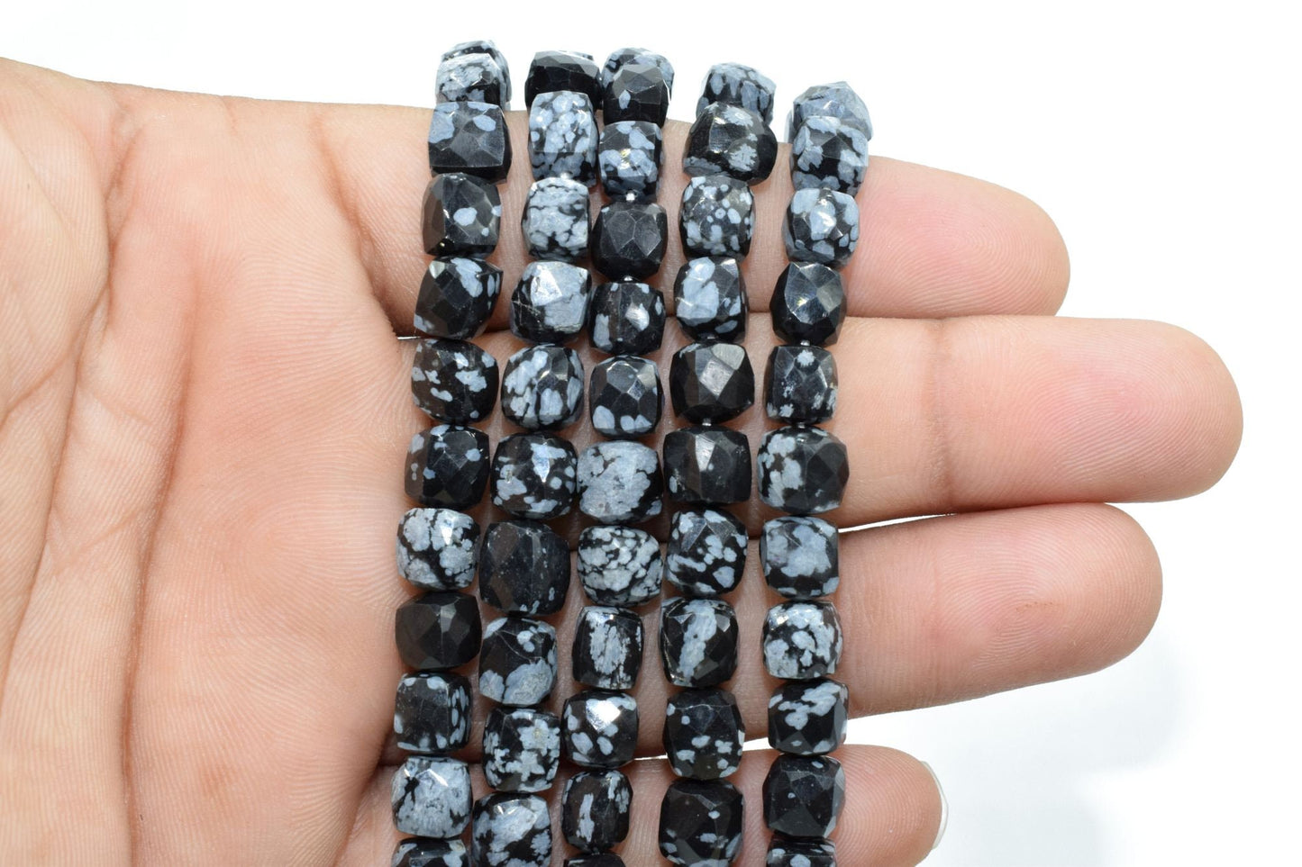 Natural Jasper Faceted 7mm to 8mm Cube Beads,Jasper beads,Faceted Laser Diamond Cut 8" Strand,Jasper Nuggets,Jasper beads,Jasper cubes beads