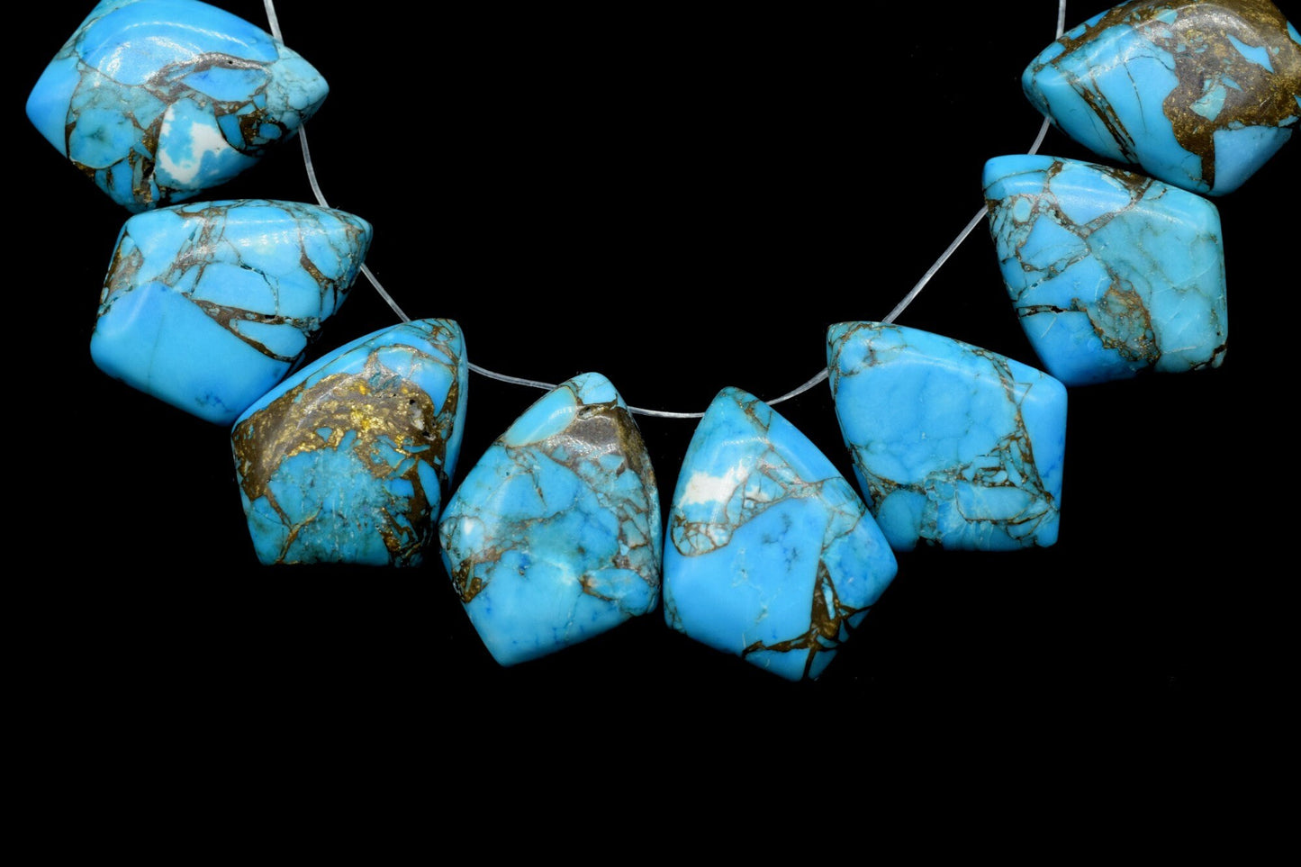 Smooth Kite 12x16mm Shape Briolette Beads,Jewelry Making Gemstone, Kite Shape Beads,Sky Blue Copper Turquoise Smooth Beads,Kite Shape Beads