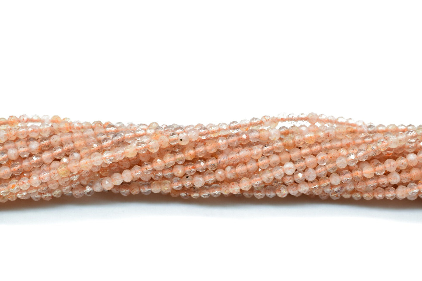 Sunstone beads,Orange color beads,2.5mm beads,AAA quality bead,Micro Faceted Beads,Semi Precious beads,Gemstone Faceted Beads,13 inch beads