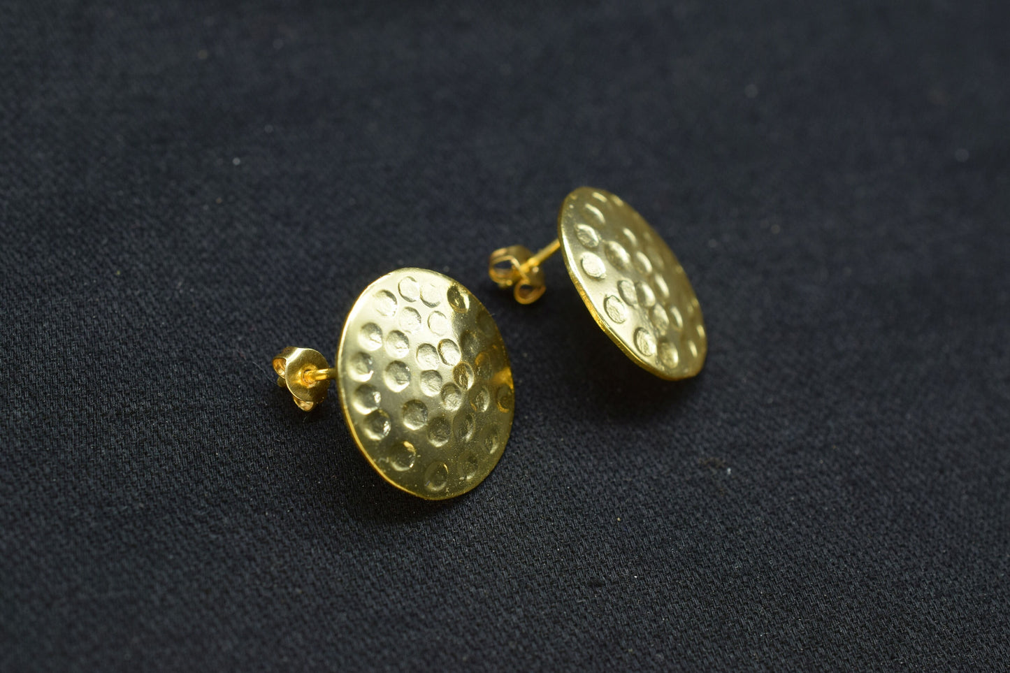 Brass Hammered earring post connector,20mm Round Brass Earring connector,Brass Jewellery,Studs connector,Brass Earring,Wedding Gifts,B'Gifts