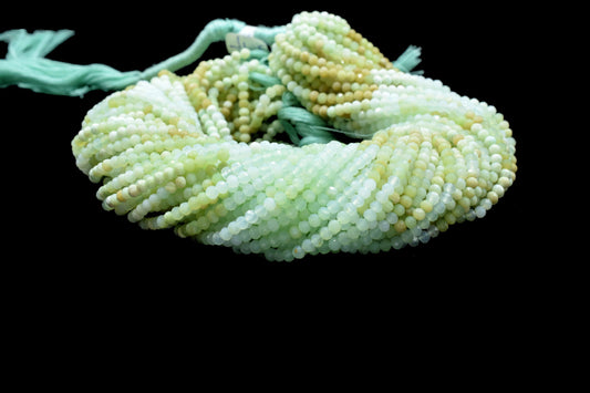 Natural Chrysoprase Faceted Beads,Gemstone Beads Strand,Shaded Chrysoprase Beads,Micro faceted beads,Chrysoprase beads Strand Jewelry Gift