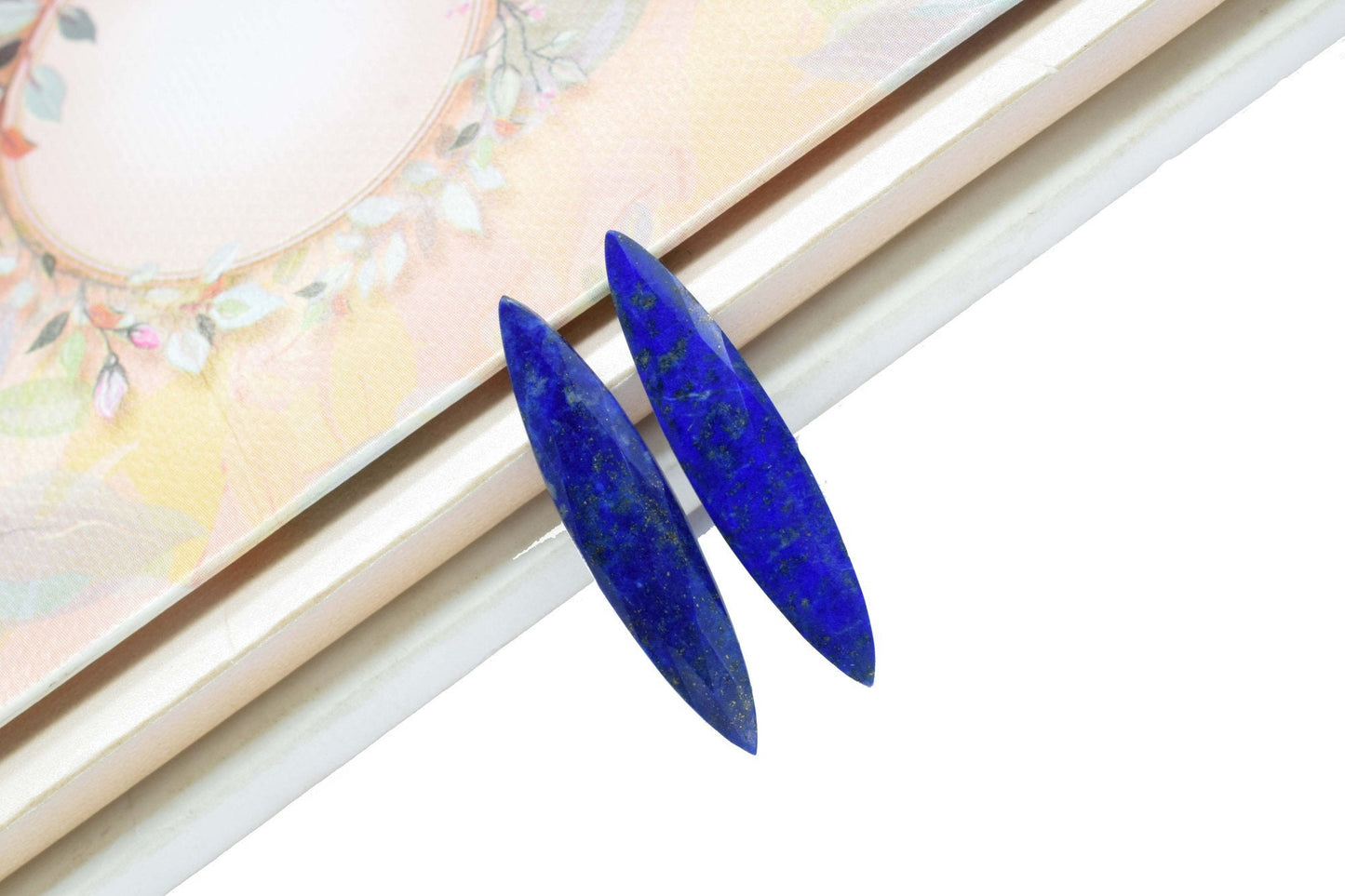 lapis lazuli 7x34mm Marquise Faceted Briolette,Sapphire Drops Fancy Cut Drop Briolette,Marquise Briolette,Jewelry Supplies,lapis Jewelry