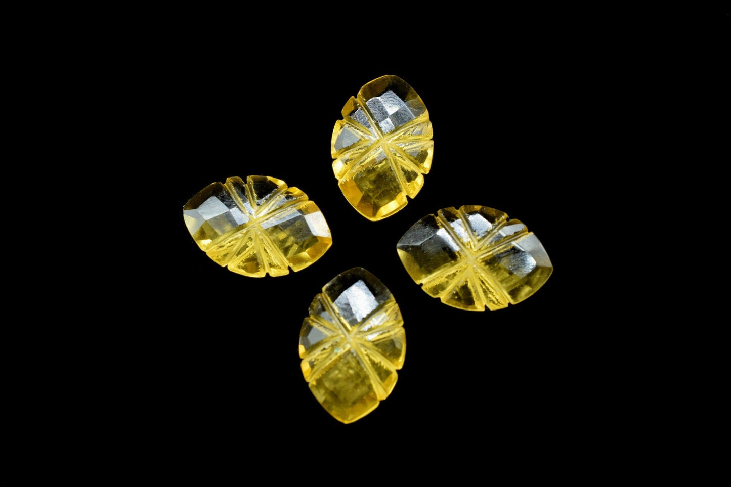 Citrine Carving Shape Marquise Briolettes,12x18mm Carved Marquise Beads,Gemstone For Jewellery,Carved Gemstone,Citrine Earring Beads,Gift
