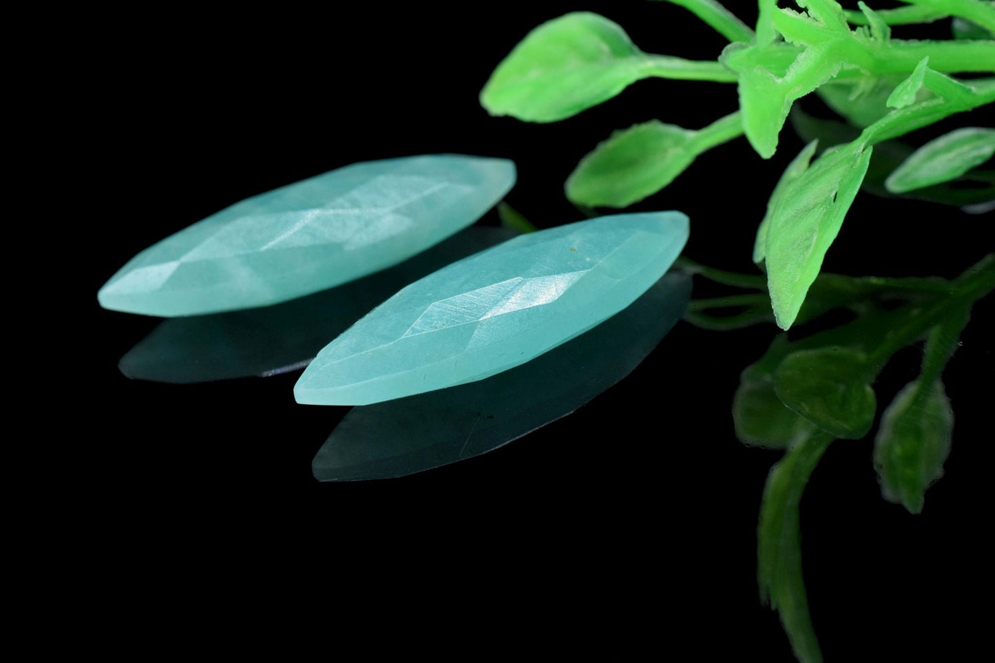 Natural Amazonite Faceted 10x30mm Size Briolettes, Marquise Shape Briolettes, Amazonite Pear, Amazonite Stone Jewelry, Long Pear Shape Beads