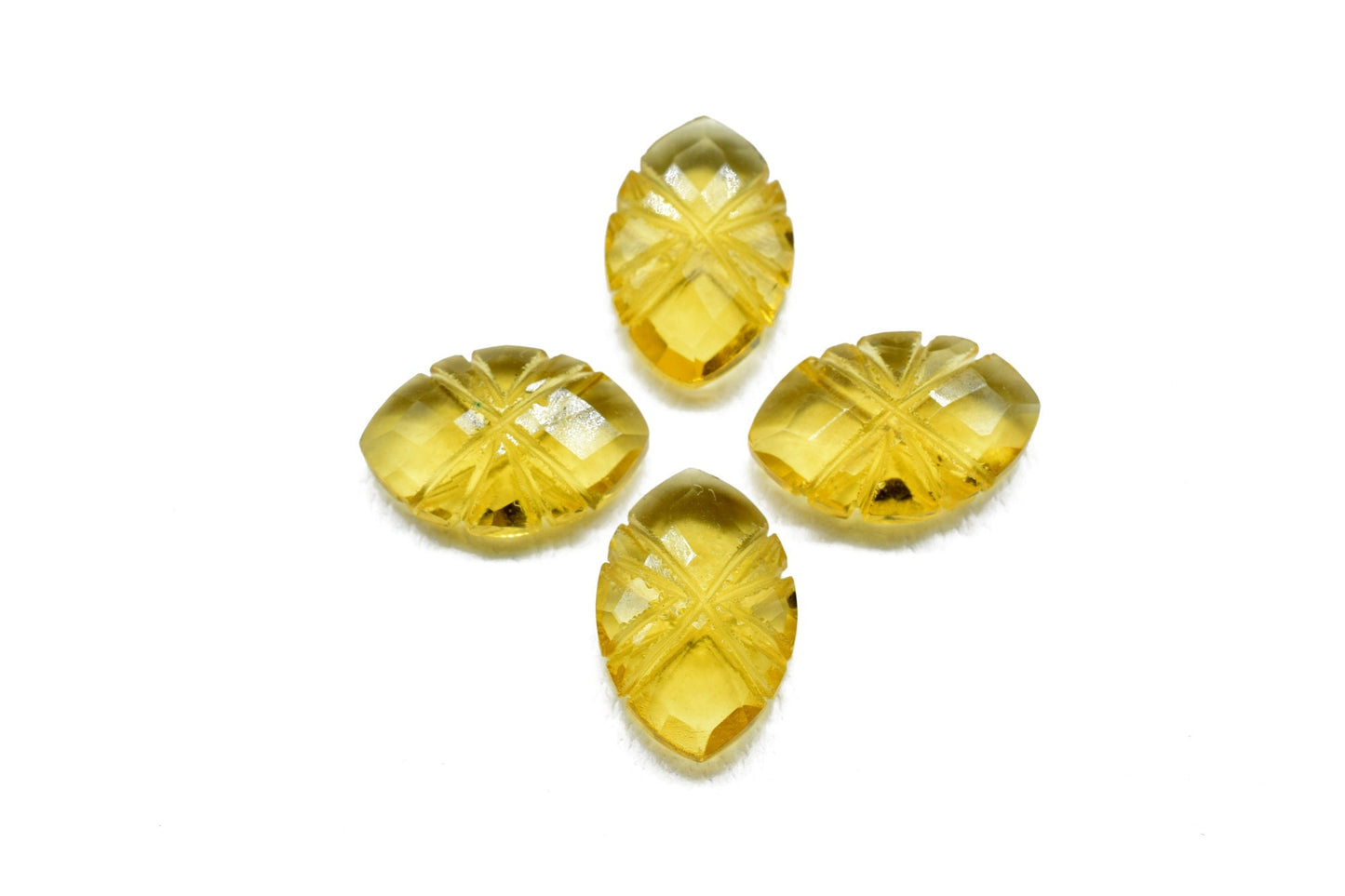 Citrine Carving Shape Marquise Briolettes,12x18mm Carved Marquise Beads,Gemstone For Jewellery,Carved Gemstone,Citrine Earring Beads,Gift