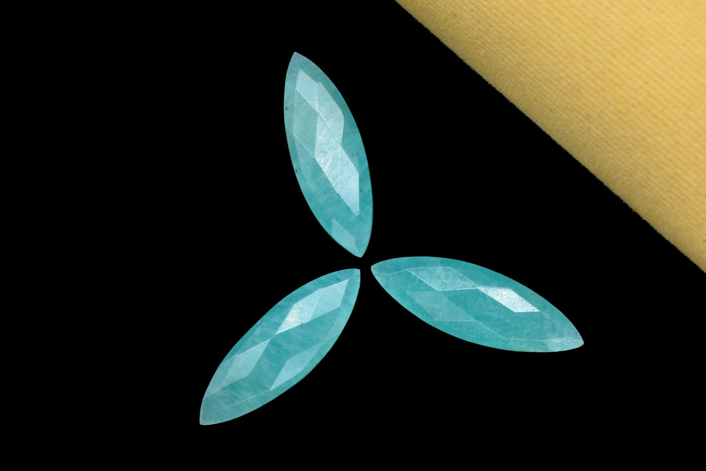 Natural Amazonite Faceted 10x30mm Size Briolettes, Marquise Shape Briolettes, Amazonite Pear, Amazonite Stone Jewelry, Long Pear Shape Beads