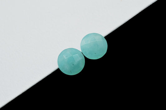 Amazonite Coin Shape Beads,Amazonite 10mm Coin Beads,Natural Gemstone Coin,Front Drill Beads,Amazonite Briolettes,mint stone jewelry beads