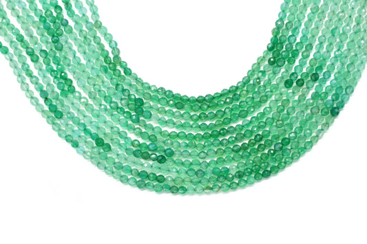 Green Onyx Faceted Rondelle Beads,3mm Rondelle Green Onyx Shaded Beads Strand,Micro faceted beads,Gemstone Beads Strand,Green Onyx Jewelry
