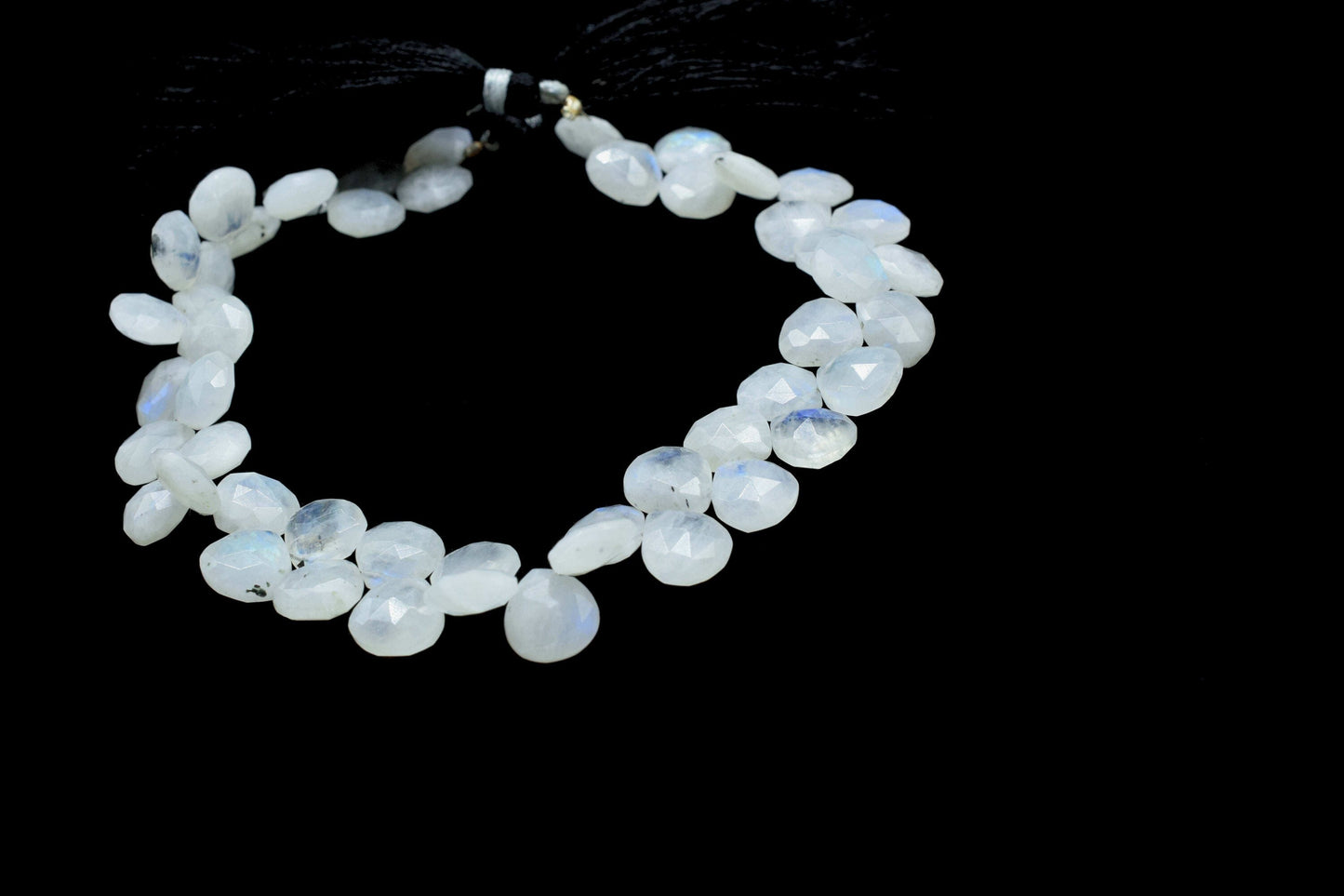 Rainbow Moonstone 10mm Faceted Heart Shape Beads,Moonstone Heart Shape Briolettes,Moonstone Jewelry Bead,Moonstone bead,Moonstone Briolettes